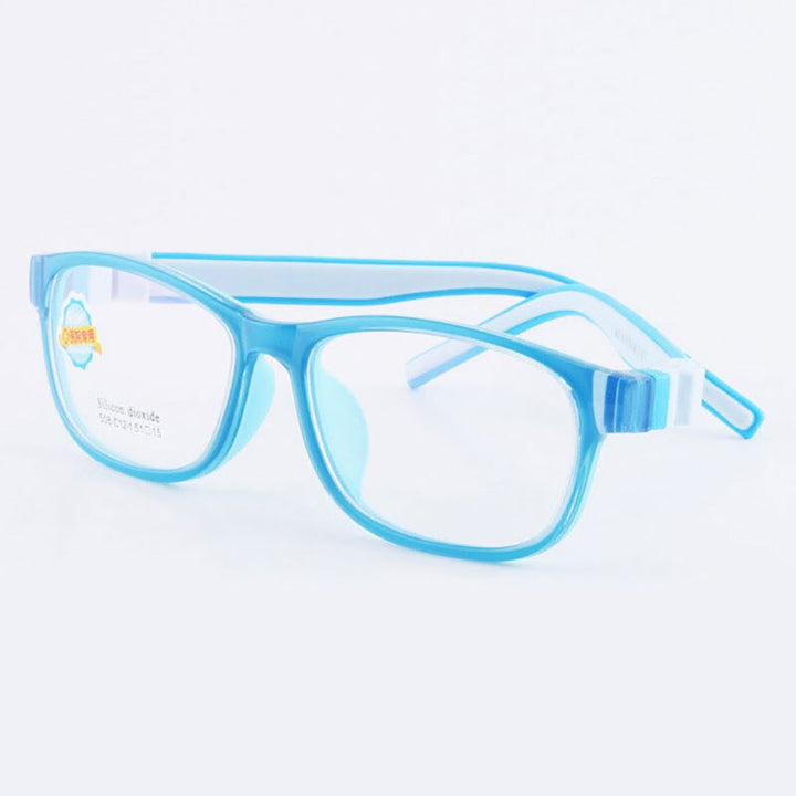Reven Jate 508 Child Glasses Frame For Kids Eyeglasses Frame Flexible Frame Reven Jate Blue  