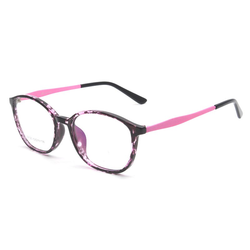 Reven Jate S1020 Acetate Full Rim Flexible Eyeglasses Frame For Men And Women Eyewear Frame Spectacles Full Rim Reven Jate purple  