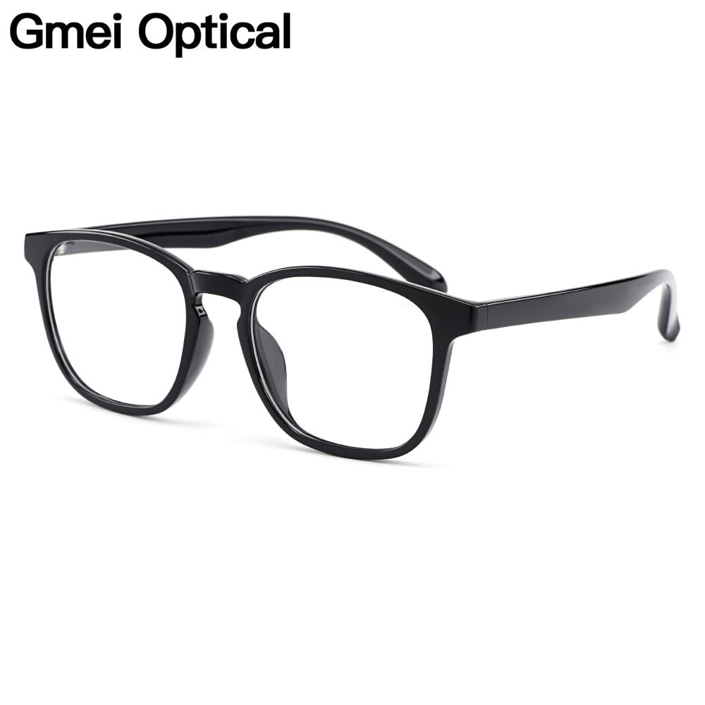 Gmei Unisex Eyeglasses Ultralight Plastic Tr90 Frame H8014 Full Rim Gmei Optical   