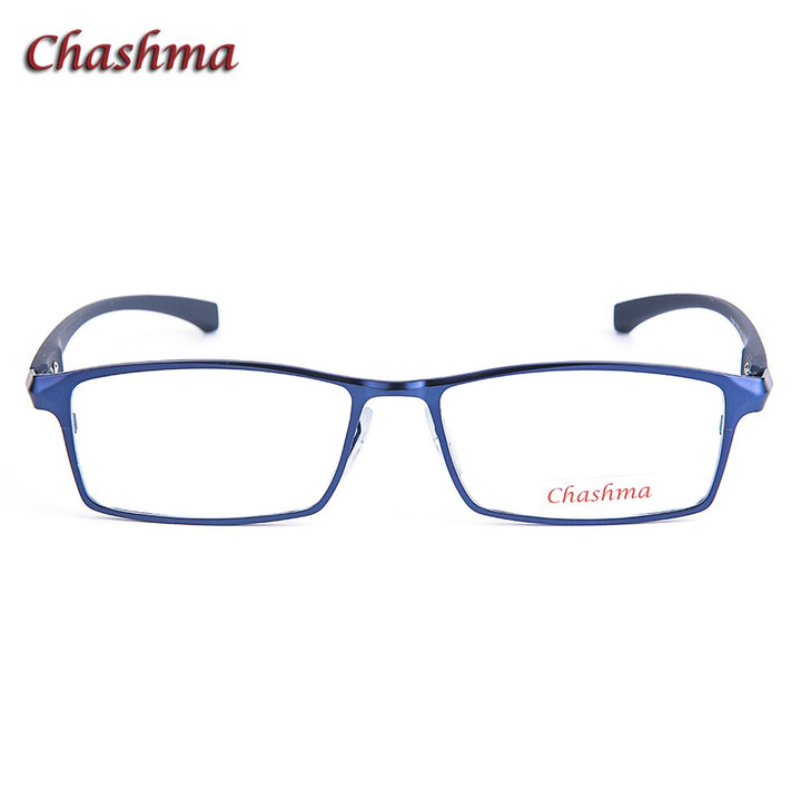 Chashma Ochki Men's Full Rim Square Titanium Alloy Eyeglasses P9064 Full Rim Chashma Ochki   