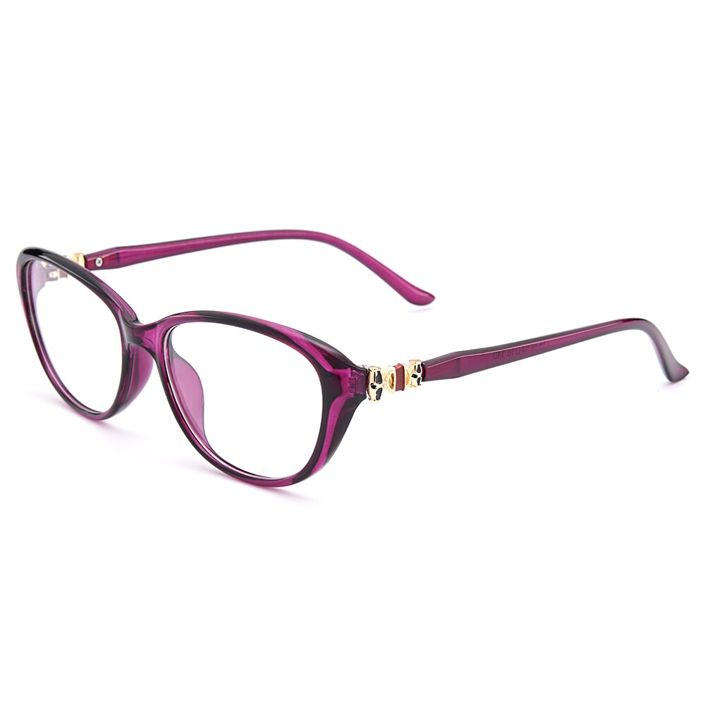 Gmei Women's Eyeglasses Cat Eye Ultra-Light Tr90 Plastic M1539 Full Rim Gmei Optical C5  