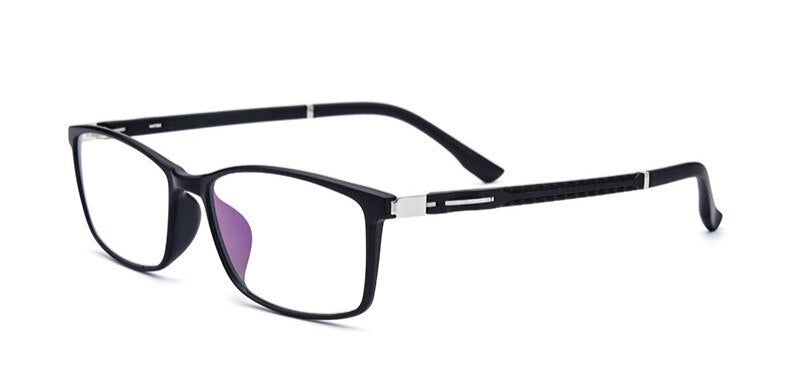 Unisex Eyeglasses Square Full Rim Tr90 Frame Ultem 621 Full Rim Brightzone   