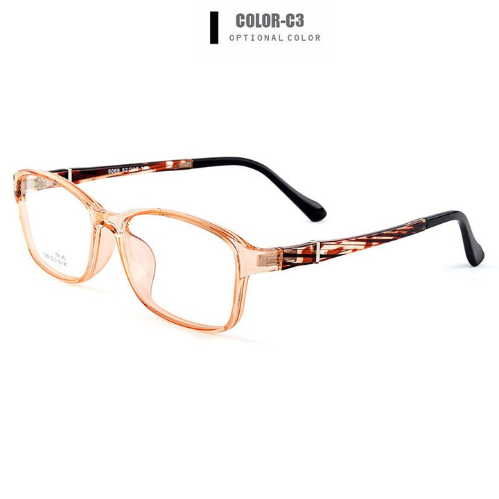 Unisex Eyeglasses Ultra-Light Tr90 Plastic 4 Colors M5069 Frame Gmei Optical C3  