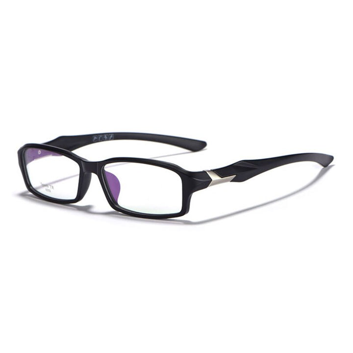 Reven Jate R6059 Acetate Full Rim Flexible Eyeglasses With Antislip String For Men And Women Eyewear Frame Spectacles Full Rim Reven Jate Matte Black  