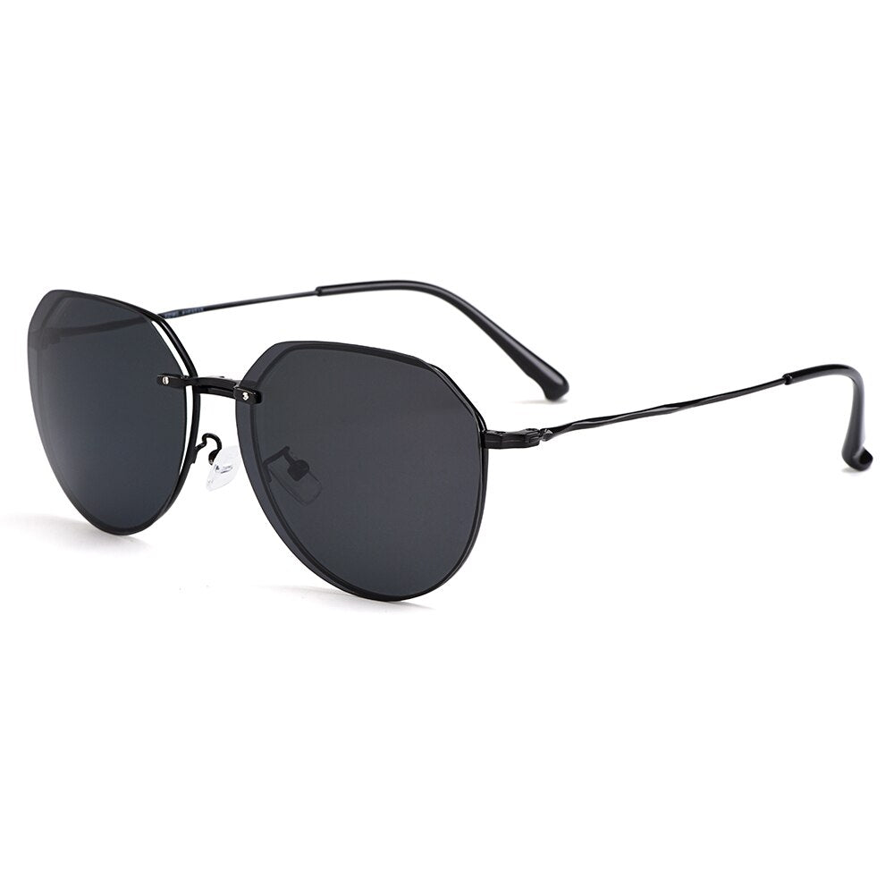 Women's Eyeglasses Clip On Sunglasses Titanium Alloy S9331 Clip On Sunglasses Gmei Optical C4  