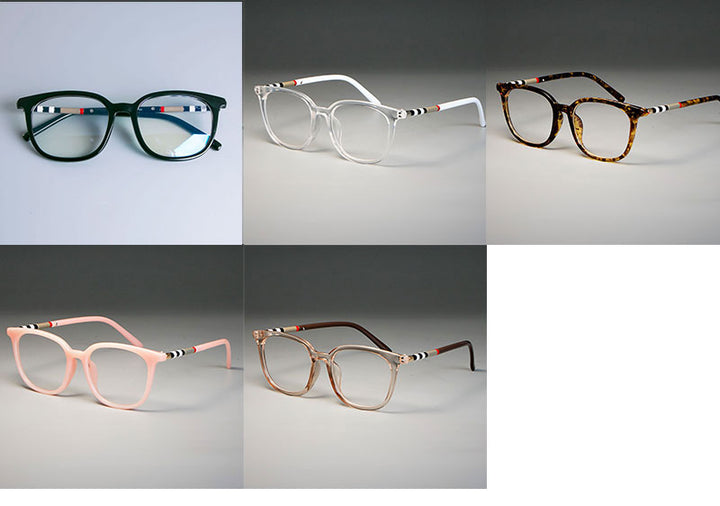 CCSpace Unisex Full Rim Cat Eye Tr 90 Resin Frame Eyeglasses 47892 Full Rim CCspace   