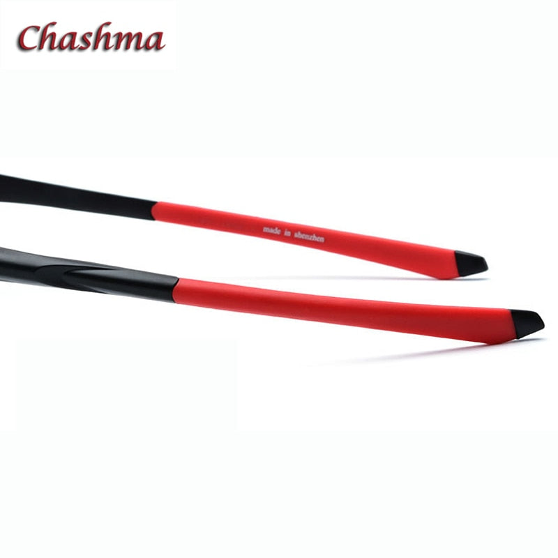 Chashma Ochki Men'sFull Rim Square Tr 90 Titanium Sport Eyeglasses 17205 Sport Eyewear Chashma Ochki   