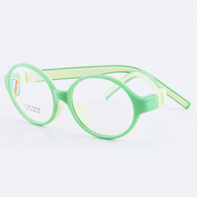 Reven Jate 522 Child Glasses Frame For Kids Eyeglasses Frame Flexible Frame Reven Jate green  