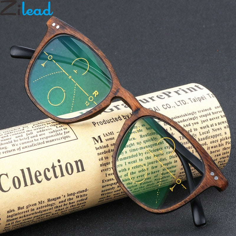 Zilead Imitation Wood Plastic Reading Glasses Women&Men Resin Hd Glasses Unisex Diopter+1.0+1.5+2.0+2.5+3.0+3.5 +4.0 Reading Glasses Zilead   