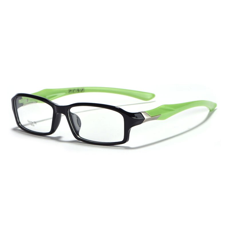 Reven Jate Unisex Full Rim Square Acetate Eyeglasses R6059 Full Rim Reven Jate green  