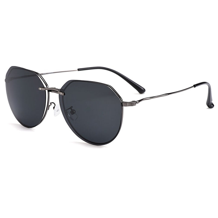 Women's Eyeglasses Clip On Sunglasses Titanium Alloy S9331 Clip On Sunglasses Gmei Optical C2  