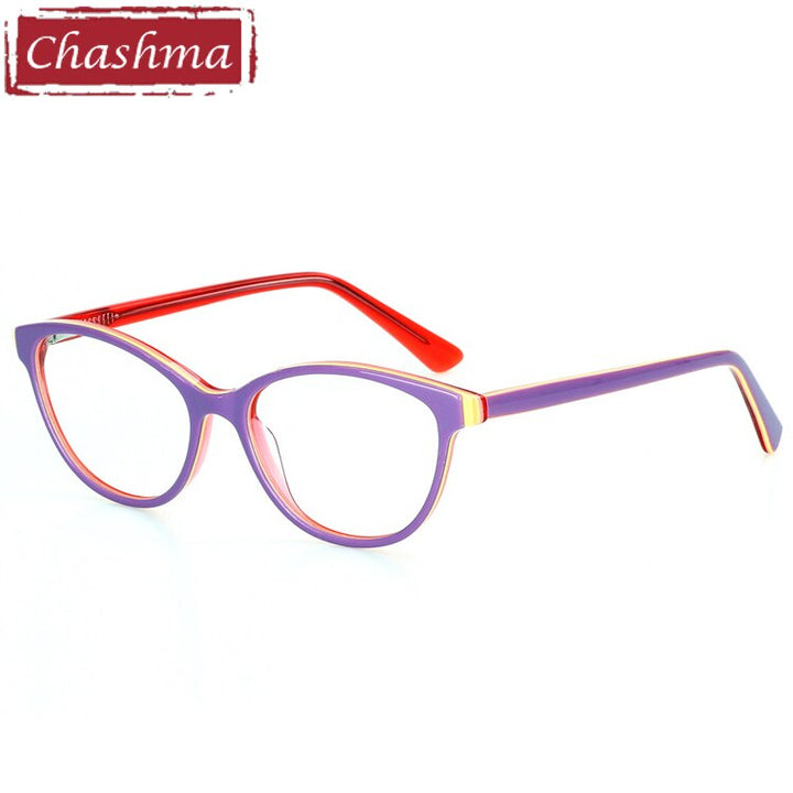 Kids' Eyeglasses Acetate Material 2033 Frame Chashma Purple  