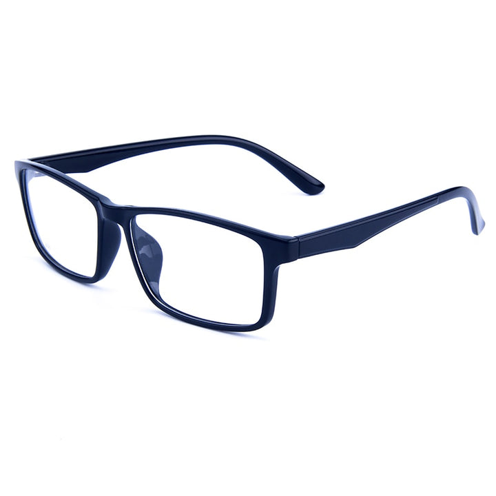 Men's Eyeglasses Ultralight Tr90 Full Rim Eyewear G6087 Full Rim Gmei Optical Bright Black C1  