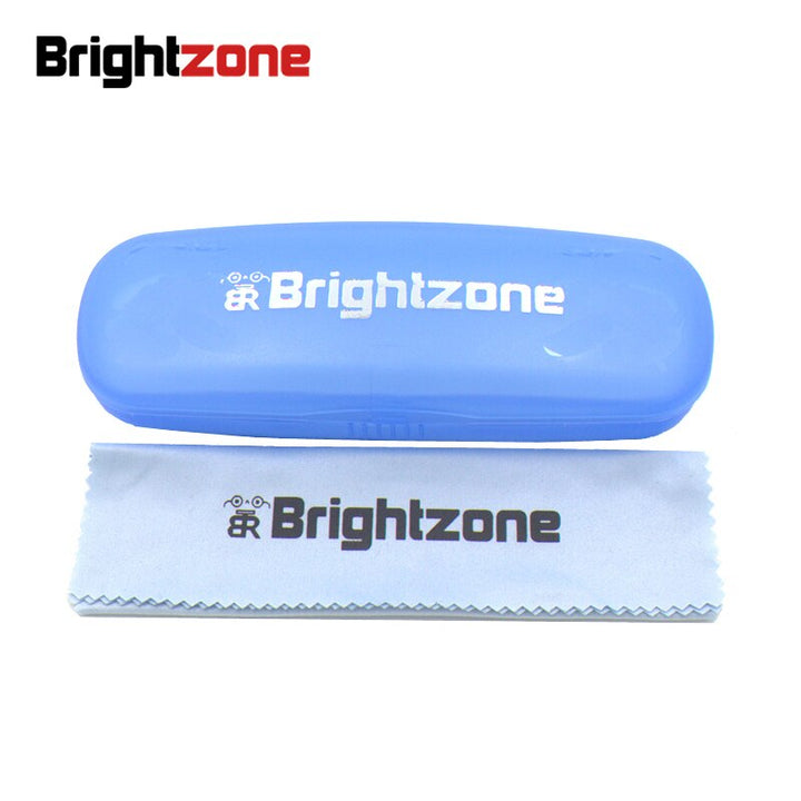 Unisex Eyeglasses Anti Blue Light Acetate Round Metal Anti Blue Brightzone   