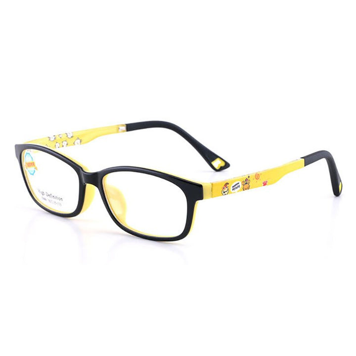 Reven Jate 5686 Child Glasses Frame For Kids Eyeglasses Frame Flexible Frame Reven Jate Yellow  