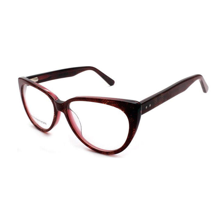 Reven Jate K9165 Acetate Glasses Frame Eyeglasses Eyeglasses For Men And Women Eyewear Frame Reven Jate C5  