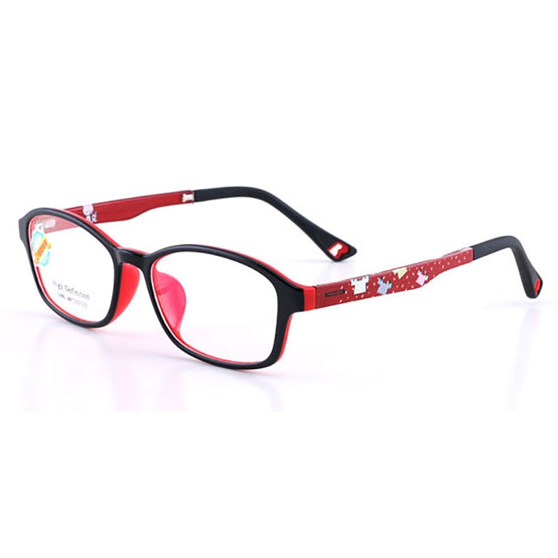 Reven Jate 5690 Child Glasses Frame For Kids Eyeglasses Frame Flexible Frame Reven Jate Red  