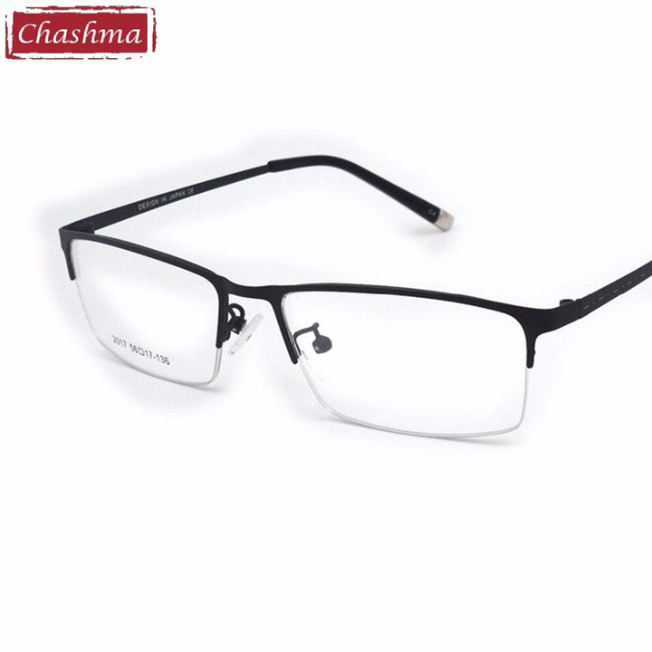 Men's Eyeglasses Alloy Half Frame 2017 Frame Chashma   