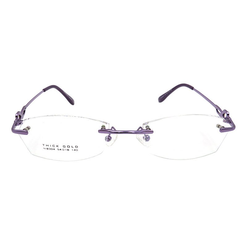 Women's Eyeglasses S8304 Rimless Titanium Alloy Rimless Gmei Optical   