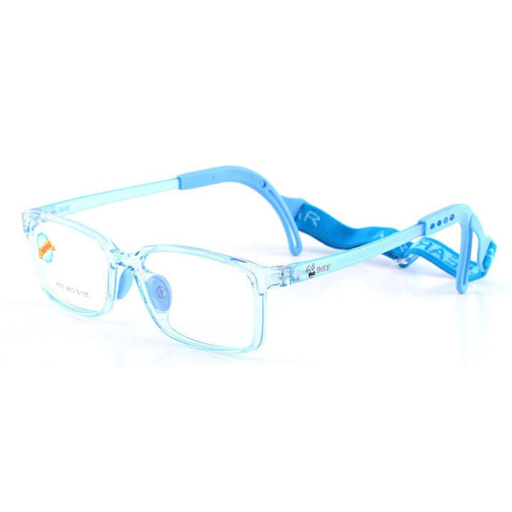 Reven Jate 8537 Child Glasses Frame For Kids Eyeglasses Frame Flexible Frame Reven Jate Blue  