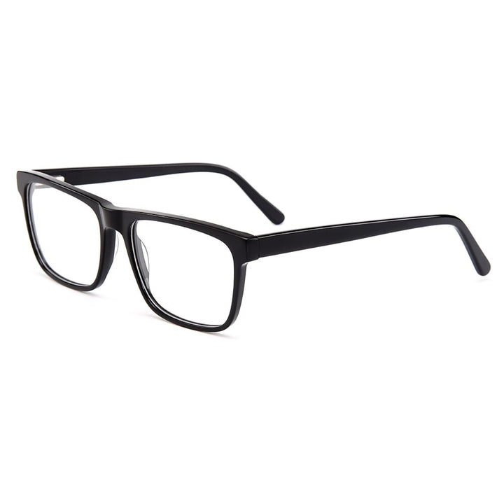 Unisex Eyeglasses Acetate Square Full Rim With Spring Hinges Yh6023 Full Rim Gmei Optical C1  