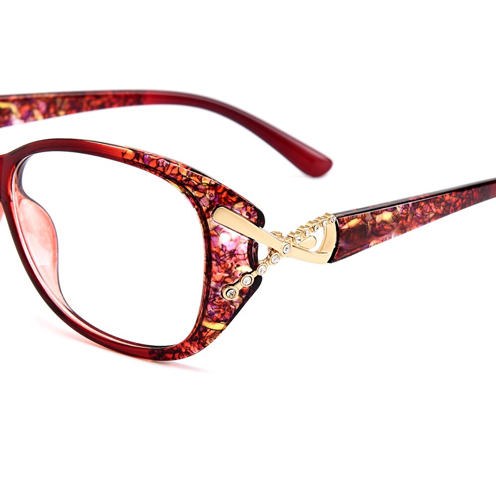 Gmei Women's Eyeglasses Ultralight Tr90 Full Rim Plastic M1689 Full Rim Gmei Optical   