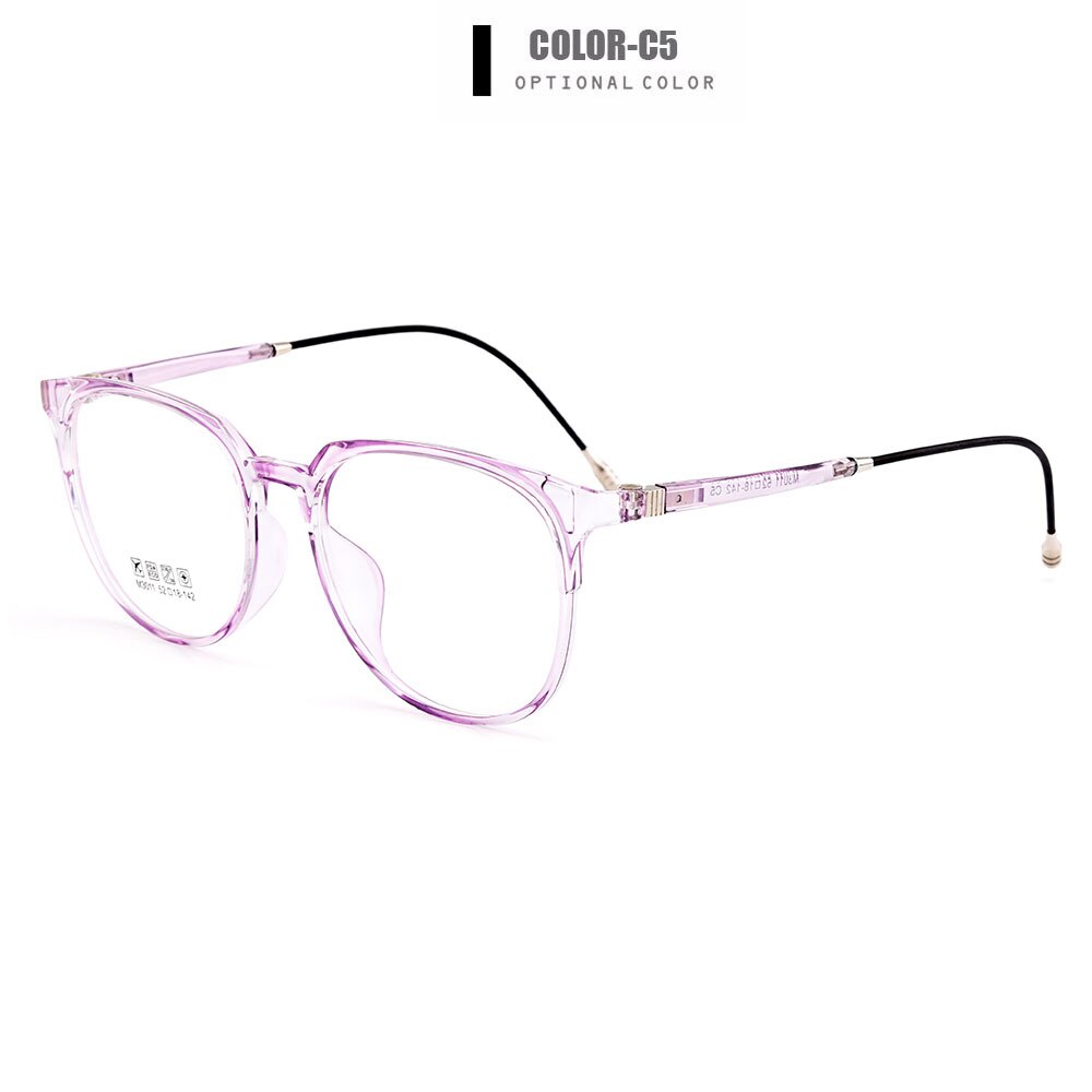Women's Eyeglasses Ultra-Light Tr90 Plastic M3011 Frame Gmei Optical C5  