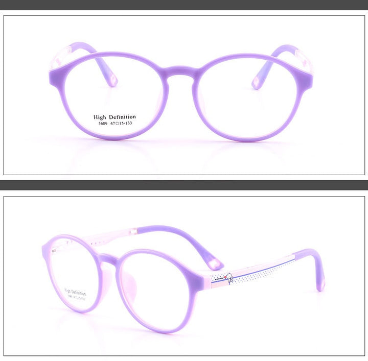 Reven Jate 5689 Child Glasses Frame For Kids Eyeglasses Frame Flexible Frame Reven Jate   