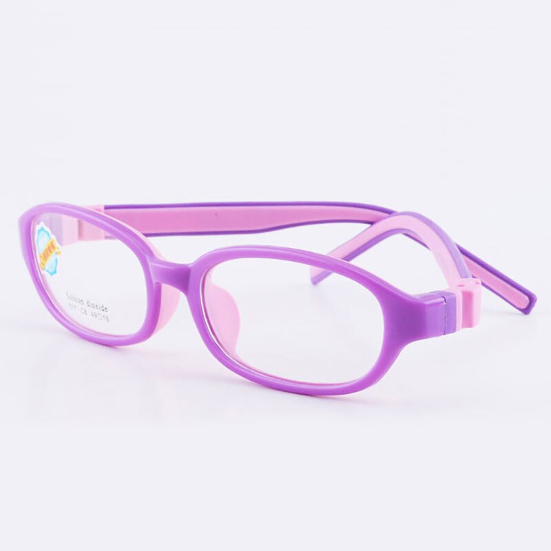 Reven Jate 517 Child Glasses Frame For Kids Eyeglasses Frame Flexible Frame Reven Jate purple  