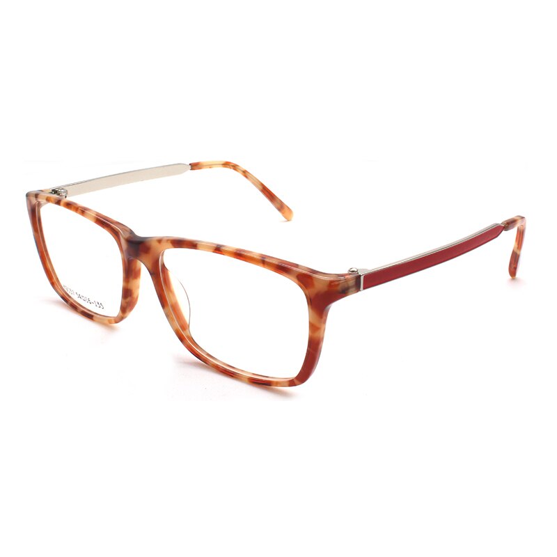 Reven Jate K9137 Acetate Full Rim Flexible Eyeglasses Frame For Men And Women Eyewear Frame Spectacles Full Rim Reven Jate C2  