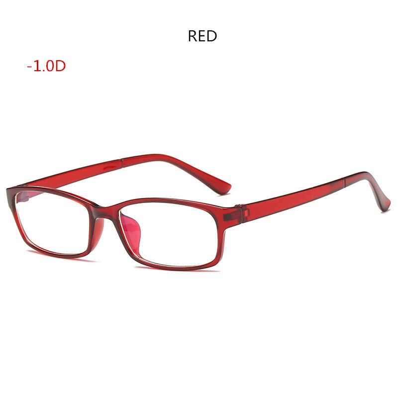 Unisex Reading Glasses Myopia Short-sight Eyewear A01 Reading Glasses SunnyFunnyDay RED Myopia100  