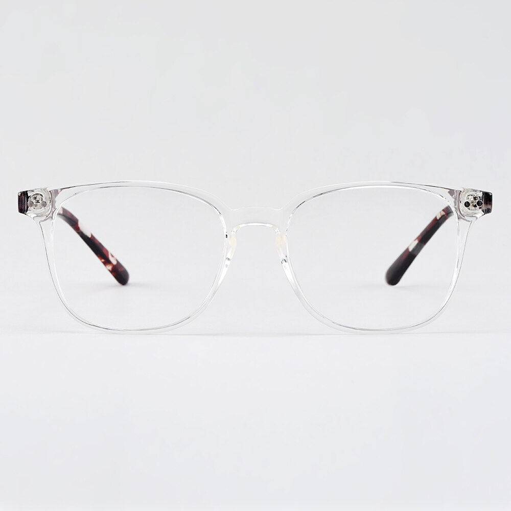 Women's Eyeglasses Voguish Transparent Plastic H8021 Frame Gmei Optical   