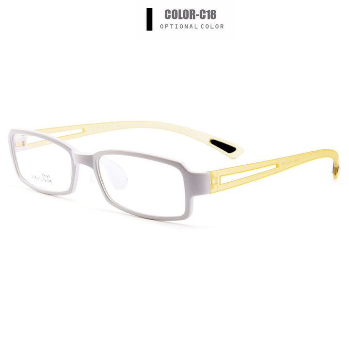 Unisex Eyeglasses Ultra-Light Tr90 Plastic With Saddle Bridge M5106 Frame Gmei Optical C18  
