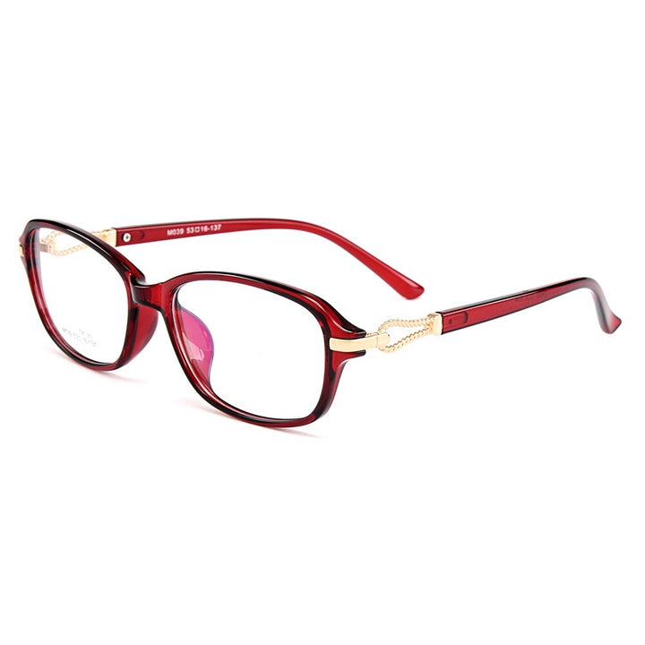 Women's Eyeglasses Ultralight Tr90 Plastic Full Rim M039 Full Rim Gmei Optical   