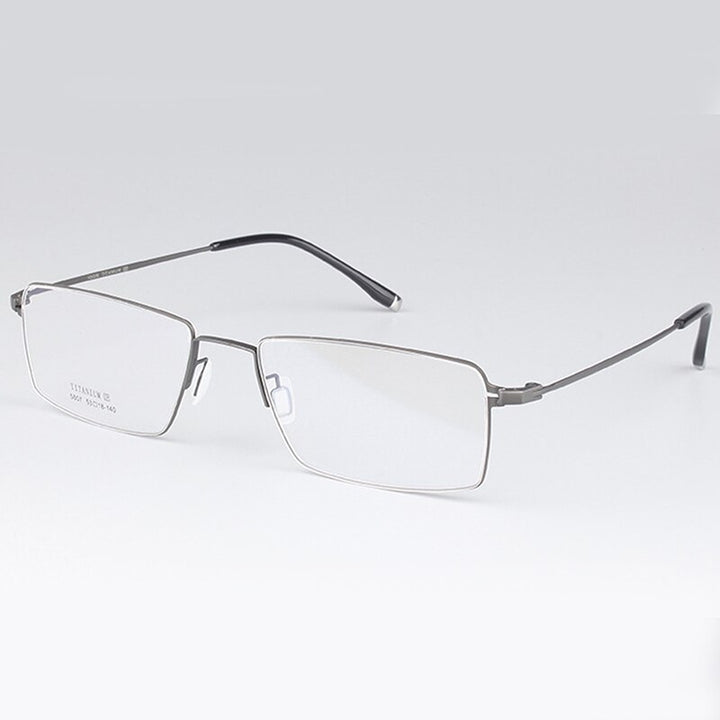 Men's Eyeglasses B Titanium Frame Light 5807 Frame Chashma gray  