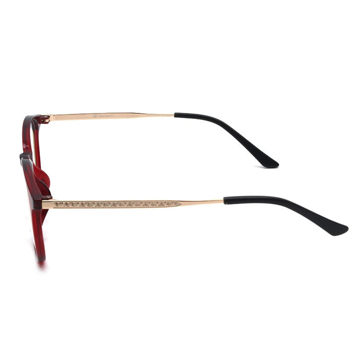 Reven Jate S1017 Acetate Full Rim Flexible Eyeglasses Frame For Men And Women Eyewear Frame Spectacles Full Rim Reven Jate   