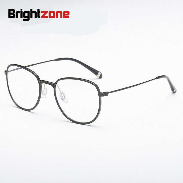 Unisex Eyeglasses Anti Blue Light Acetate Alloy Th0002 Anti Blue Brightzone   
