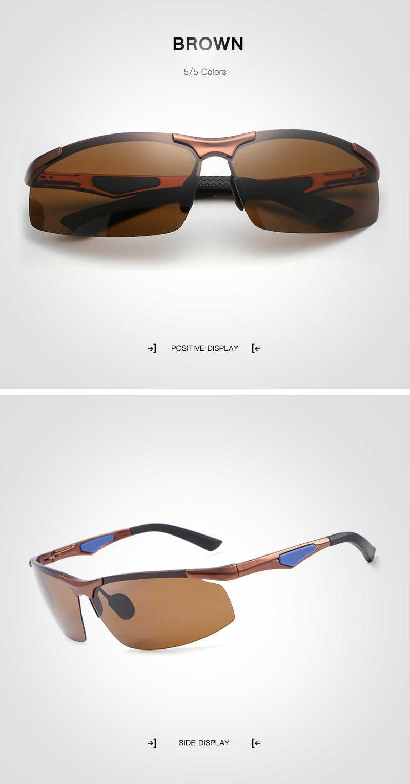 Hdcrafter Men's Aluminum Sunglasses Grey
