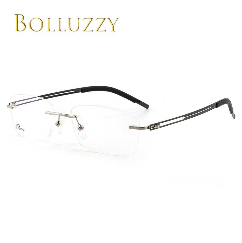 Unisex Eyeglasses Rimless Alloy 252001 Rimless Bolluzzy   
