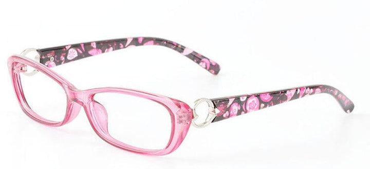 Women's Presbyopia Reading Glasses Resin Frame Reading Glasses Brightzone +100 Purple 