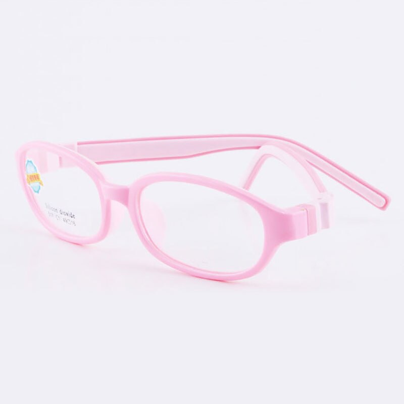 Reven Jate 517 Child Glasses Frame For Kids Eyeglasses Frame Flexible Frame Reven Jate Pink  