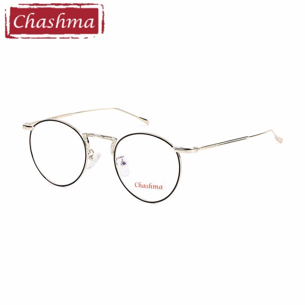 Unisex Eyeglasses Frame Alloy Round 22161 Frame Chashma   