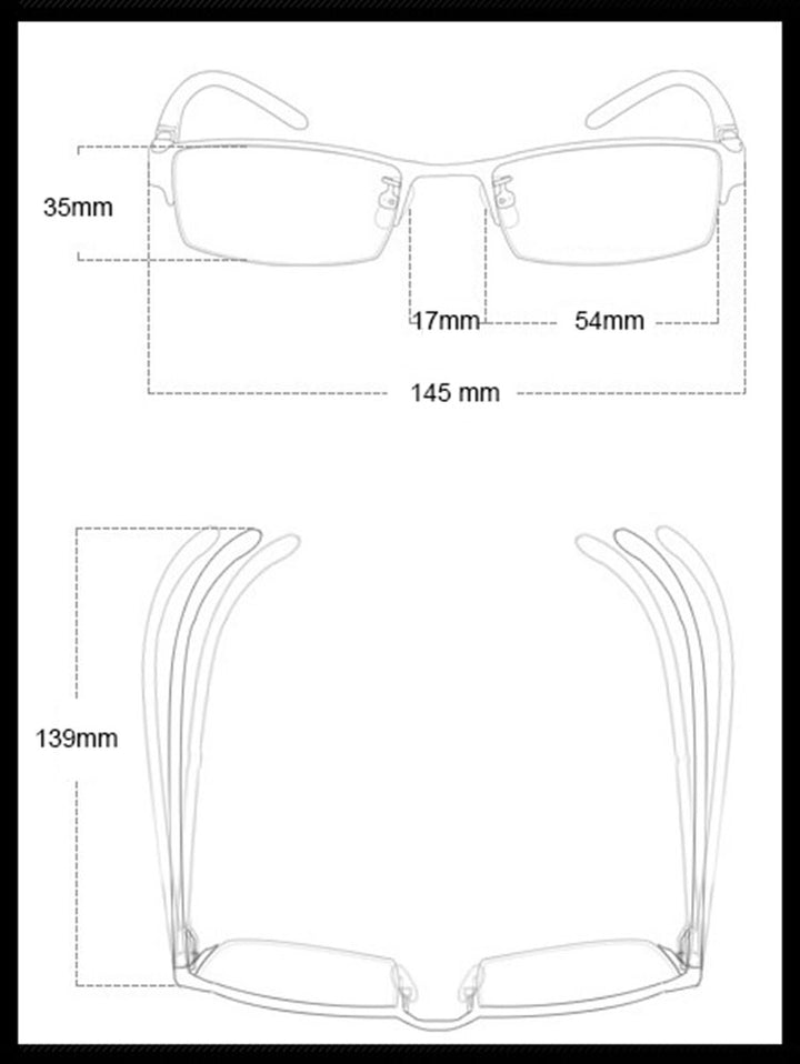 Reven Jate Alloy Eyeglasses Frame With 4 Optional Colors For Eyewear Free Assembly With Lens Frame Reven Jate   