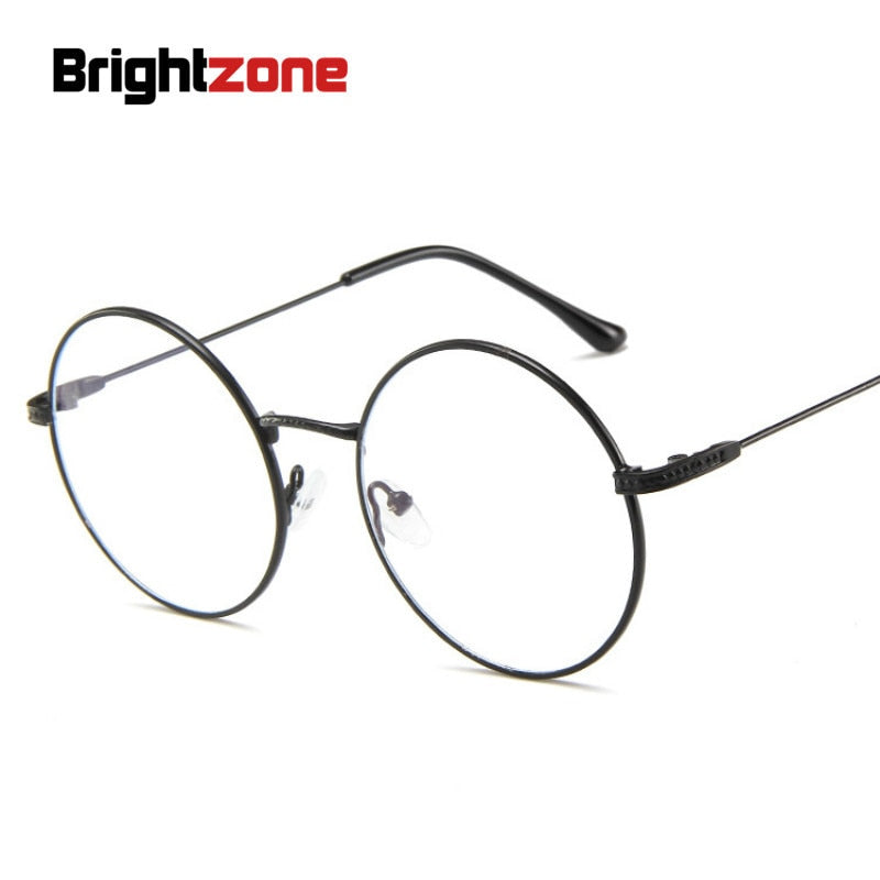Unisex Round Anti Blue Light Lenses Full Frame Eyeglasses Anti Blue Brightzone   