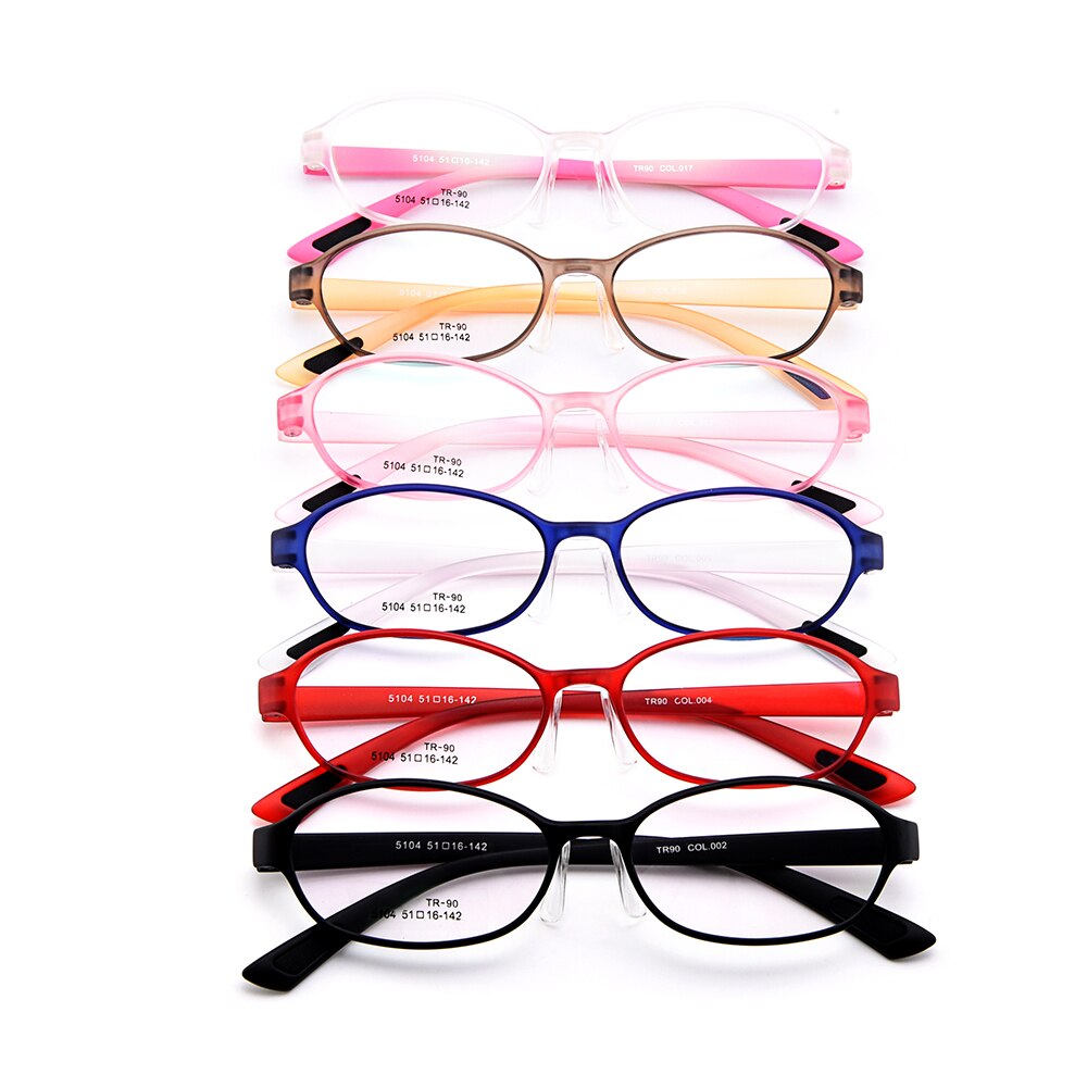 Children's Eyeglasses Ultra-Light Tr90 Plastic With Saddle Nose Bridge M5104 Frame Gmei Optical   