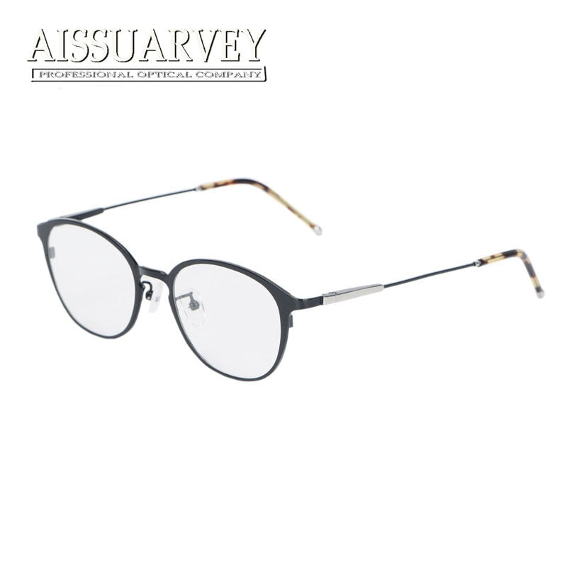 Aissuarvey Unisex Round Full Rim Titanium Frame Eyeglasses AS003 Full Rim Aissuarvey Eyeglasses   