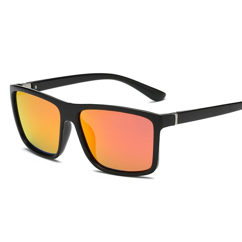 Men's Sunglasses Square Tac Polarized Driver Sunglasses Brightzone Black-Orange  