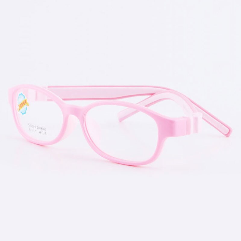 Reven Jate 521 Child Glasses Frame For Kids Eyeglasses Frame Flexible Frame Reven Jate Pink  
