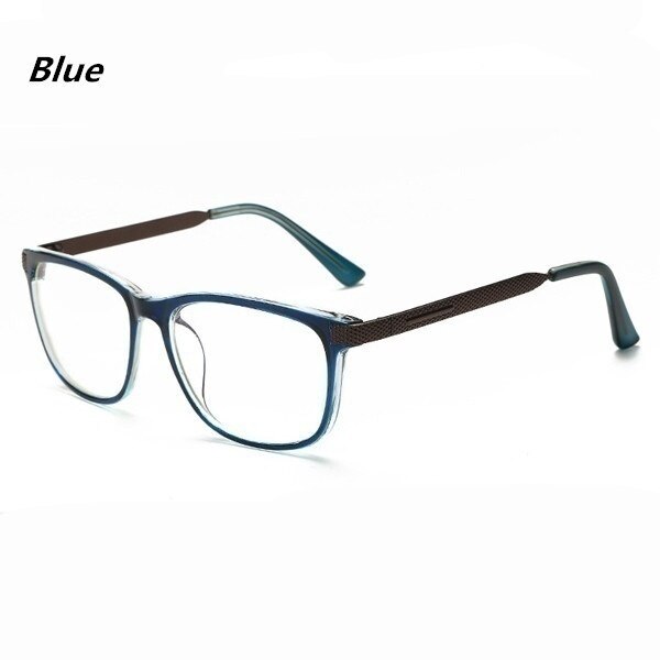 Kottdo Glasses Women Reading Eyeglasses Frame Men Square Glasses 0088 Frame Kottdo Blue  