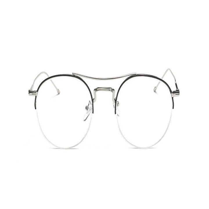 Unisex Eyeglasses Round Metal Frame 3263 Frame Brightzone   